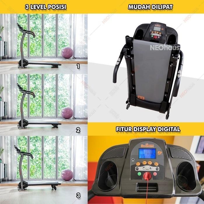 Bodimax running machine black best sale