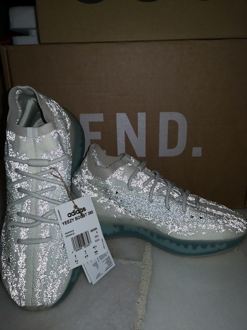 yeezy blue reflective