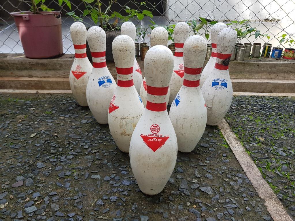 Bowling Pins Amflite II AMF Target Shooting Practice 2 USED 