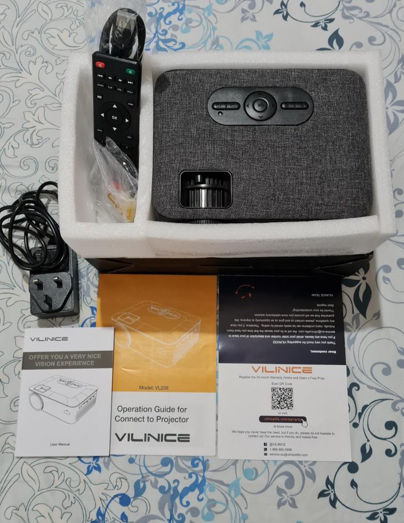 Vilinice LED Projector, TV & Home Appliances, TV & Entertainment