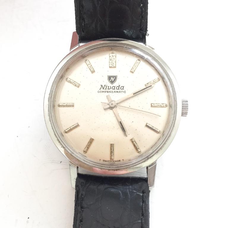 Nivada compensamatic watch store