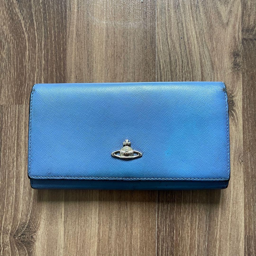 Vivienne westwood blue purse on sale