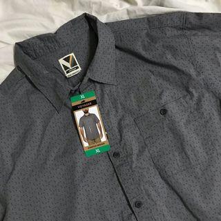 Voyager Gray Button Down Polo  / not adidas nike h&m illest cotton on uniqlo dress champion 