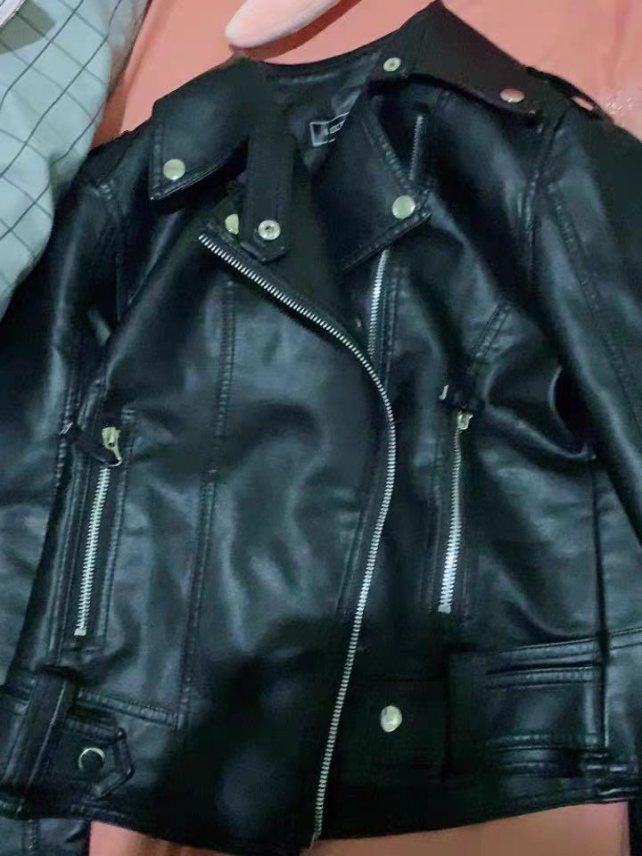 Pvc biker jacket womens on sale