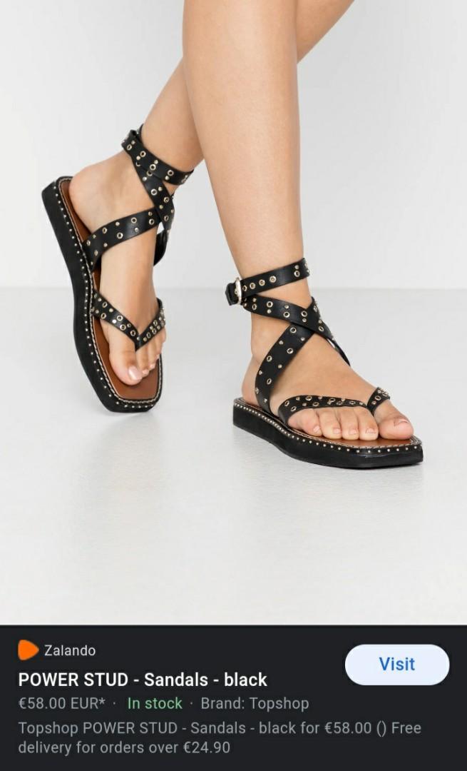 Topshop studded sandals 2025