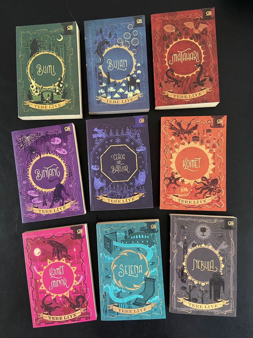 1 Set Novel Preloved Tere Liye Serial Bumi (Bumi, Bulan