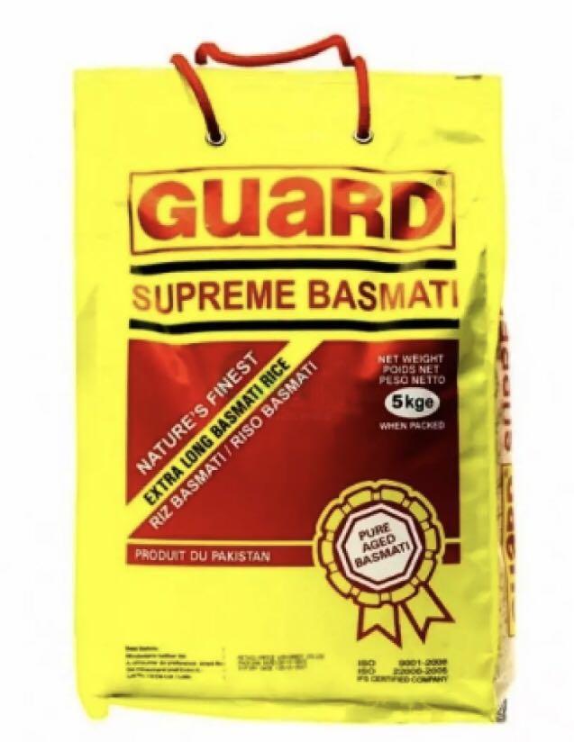 5 Kilos Guard Supreme Basmati Rice Extra Long Grain (Category: Rice & Noodles) located in Manila. Submitted by rotalie (Listing ID 1101867814, Image 1). Description: 5 Kilos Guard Supreme Basmati Rice Extra Long Grain #inManila #inQC #inMandaluyong #inMakati #inTaguig #inPasig #inMarikina #inCainta #inAntipolo Delivery thru Lalamove or Grab express c/o buyer from Sampaloc Manila. Payment via bank transfer or GCash before shipping :) For further i