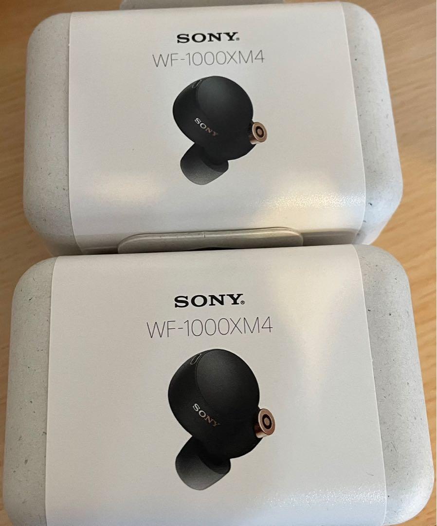 全新未開封行貨連單Sony WF-1000XM4 黑色, 音響器材, 頭戴式/罩耳式