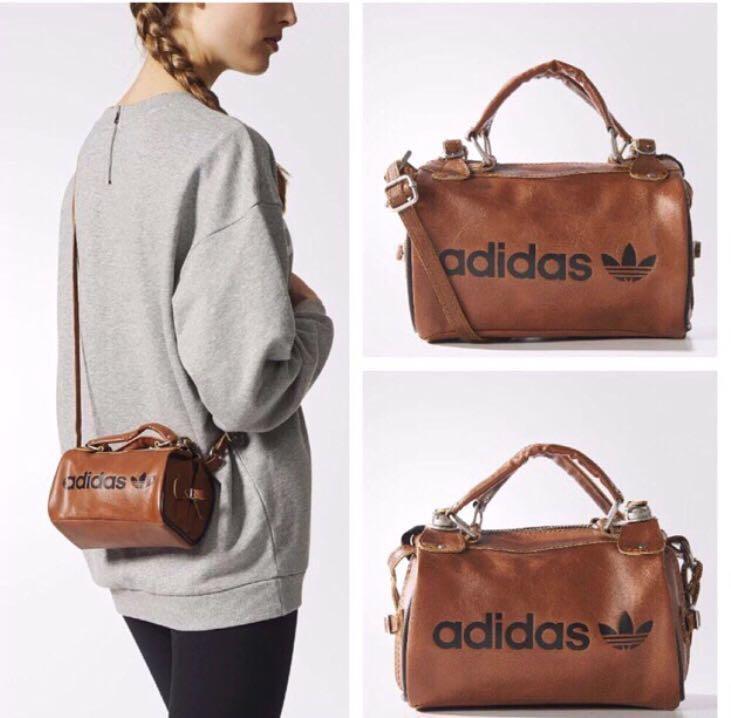Adidas brown 2025 leather bag