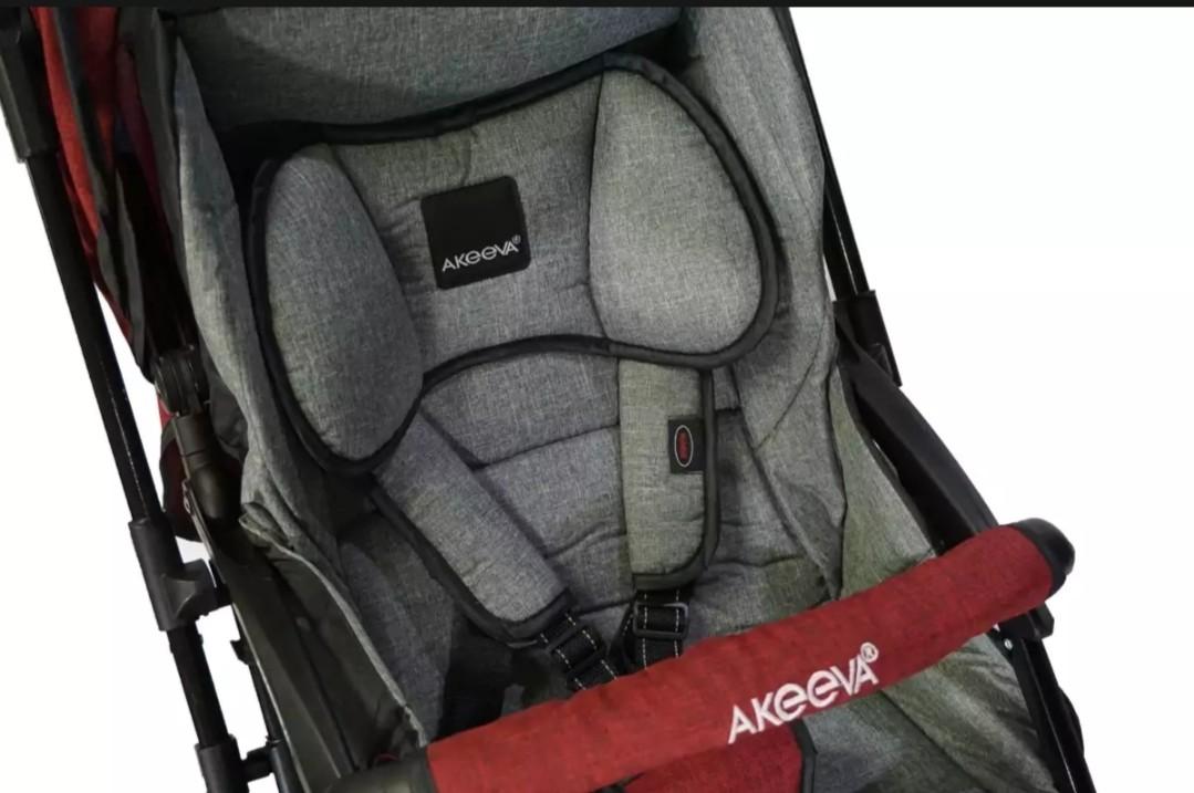 Akeeva Luxury Aluminum Stroller Red Babies Kids Going Out Strollers on Carousell