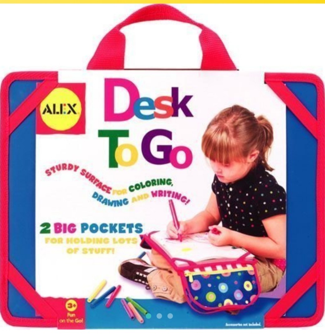 ALEX我的旅行畫板Alex Toys Desk To Go, 嬰兒及兒童, 護理及哺育用品