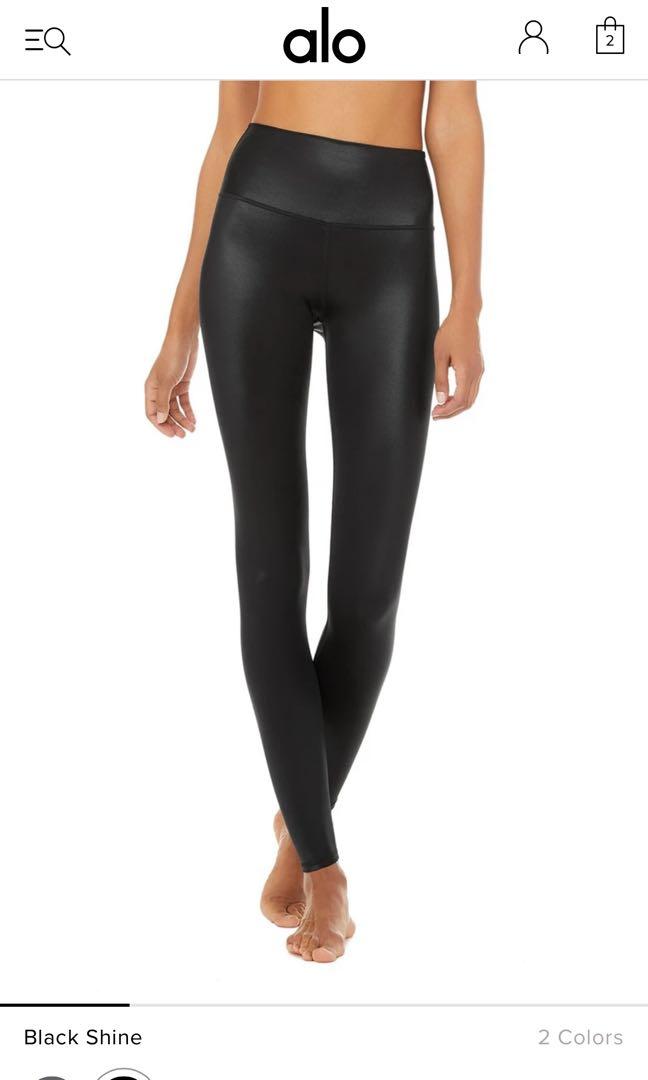 Alo yoga leggings (Category: Activewear) located in Makati City. Submitted by azv1116 (Listing ID 1101766518, Image 1). Description: High waist shine leggings.