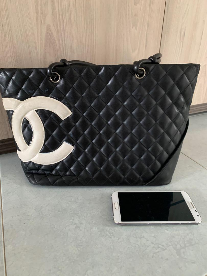 Chanel cambon large tote outlet