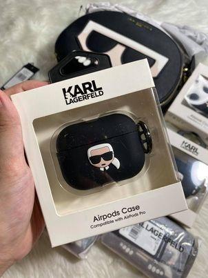 Announcement wallet lake AUTHENTIC Karl Lagerfeld Paris Embossed 3D Logo AirPods Pro Case Cover -  ORIGINAL, US IMPORTED, Video Gaming, Gaming Accessories, Cases & Covers on  Carousell