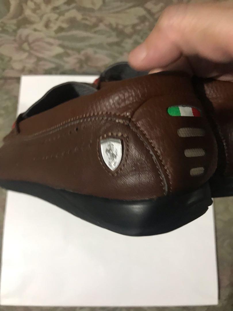 Puma ferrari sale shoes brown