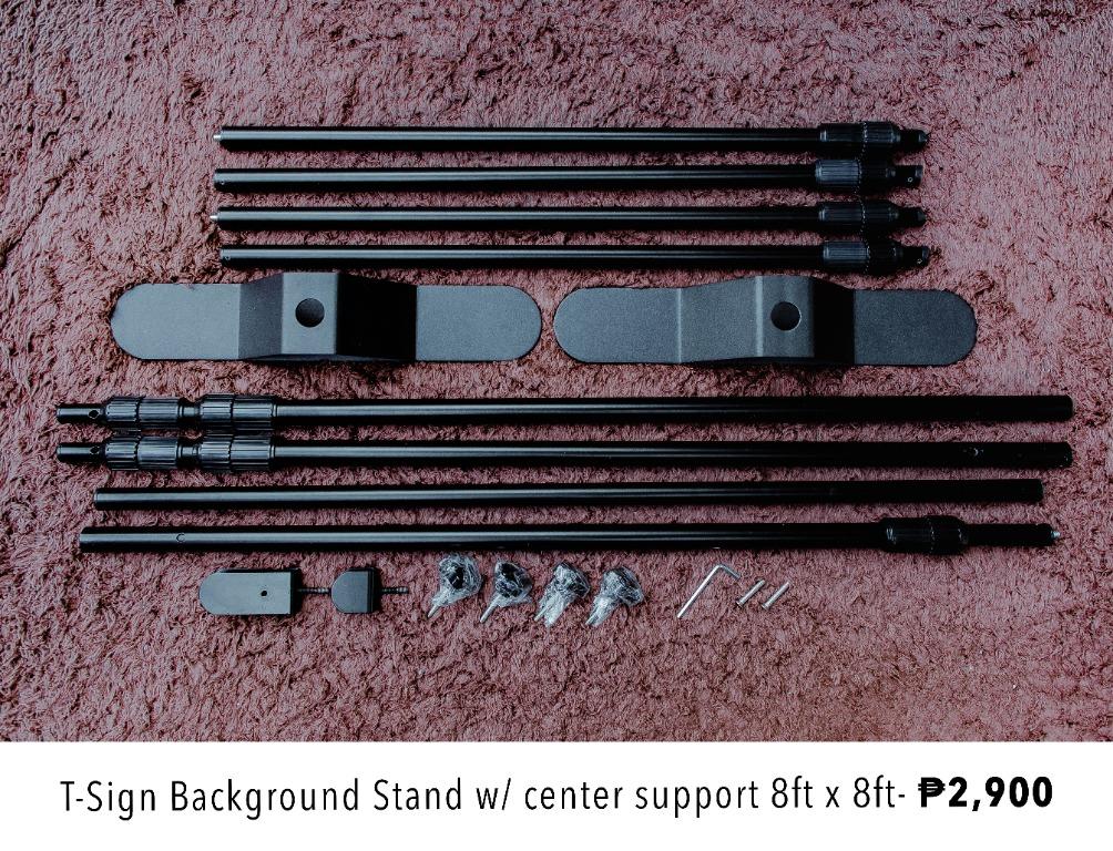 Backdrop stand Background Stand Studio Light Equipment (Category: Lighting & Studio Equipment) located in Pasig City. Submitted by lee025 (Listing ID 1101703116, Image 2). Description: (Good as new) Mount dog backdrop stand kit Stand - 6ft-7ft Crossbar - 10ft with Bag P1,400 ------------------------------- Andoer studio kit 2 lights stand 6ft Backdrop stand 6ft x 10ft 2 soft umbrella 1 black/gold reflector umbrella 3 1.6 x 3m backdrops (green/whi