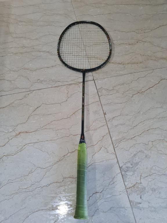 Badminton Racket With String Net Sports Other On Carousell