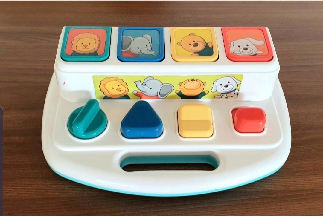 Battat Pop Up Pals Animal Push Pop Up Toy for Kids Babies