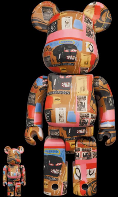 Bearbrick 100% 400% Andy Warhol × JEAN-MICHEL BASQUIAT #2