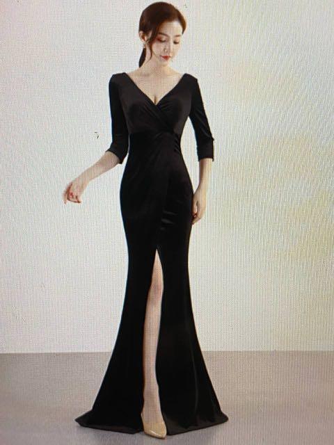 Long velvet clearance