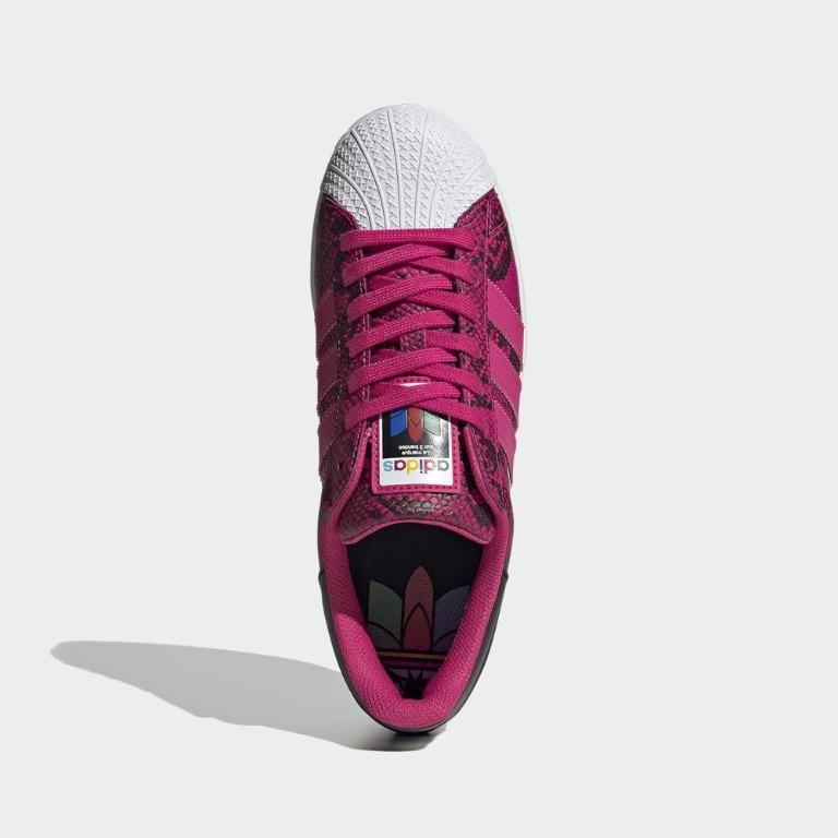 Adidas originals women's online superstar 2 sneaker purple