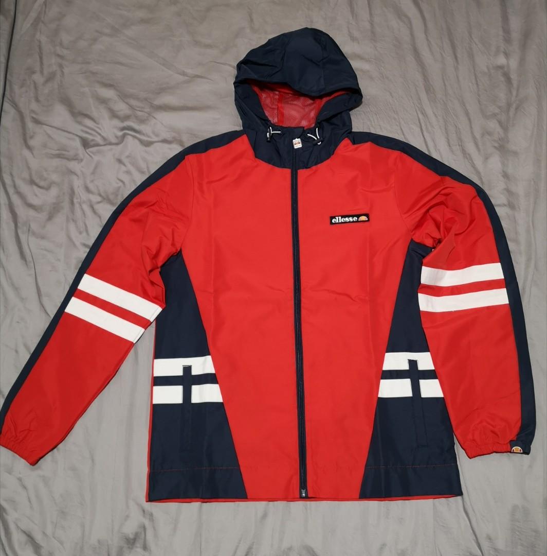 Ellesse windbreaker red sale