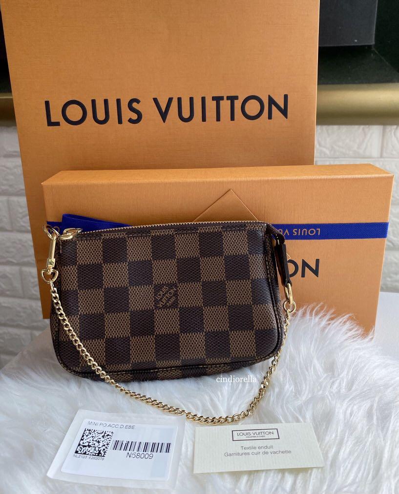 loyalitet redaktionelle Angreb SOLD Brand New Authentic Louis Vuitton LV Damier Ebene Mini Pochette  Accessoires, Luxury, Bags & Wallets on Carousell