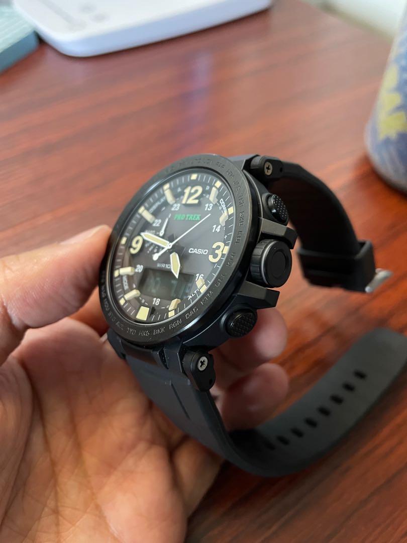 Brand New Casio Protrek PRG 600Y 1 Triple Sensors