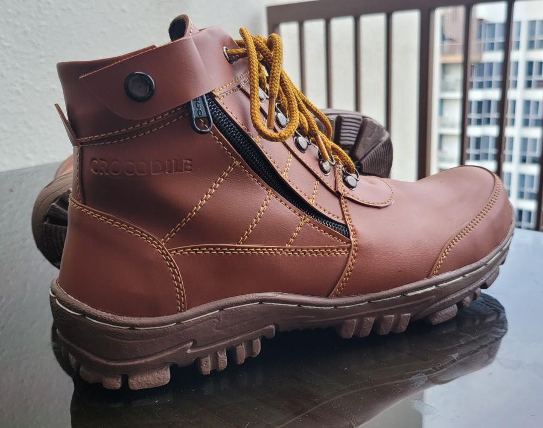 Zipper safety toe boots Clearance