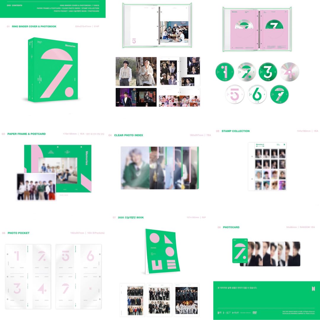 BTS Memories of 2020 DVD, 興趣及遊戲, 收藏品及紀念品, 明星周邊 