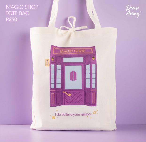 Magic Shop Bts Tote Bag by FatisArt