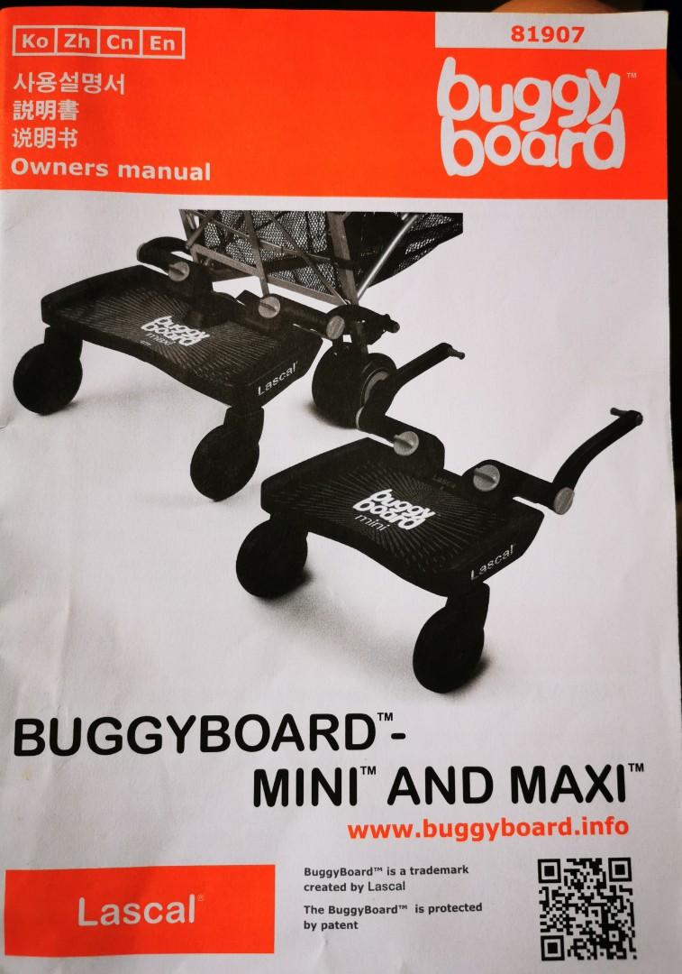 buggy board maxi manual