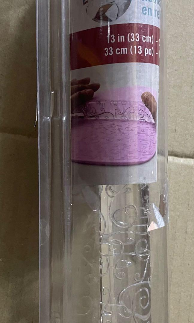 Cake Boss Embossed Fondant Rolling Pin (Category: Bakeware) located in Paranaque City. Submitted by iluvcongee (Listing ID 1101758117, Image 1). Description: BNEW Cake Boss Embosses Fondant Rolling Pin 13 inch (33cm) Swirl Pattern The embossed swirl pattern leaves an impression in fondant and gumpaste. Leave as is or fill with icing..