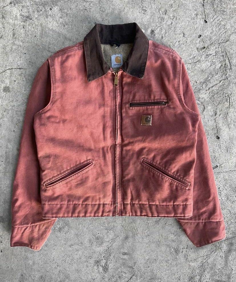 carhartt detroit jacket pink