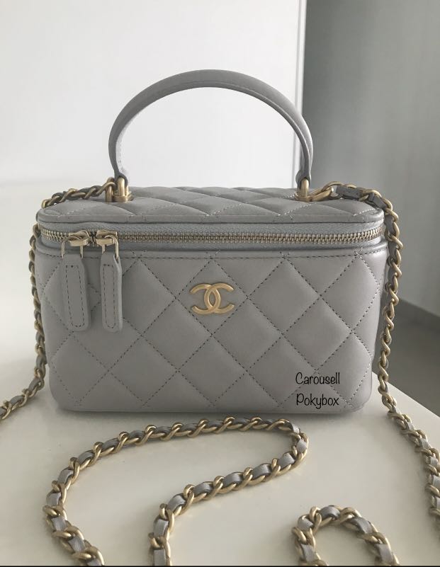 chanel vanity case with handle