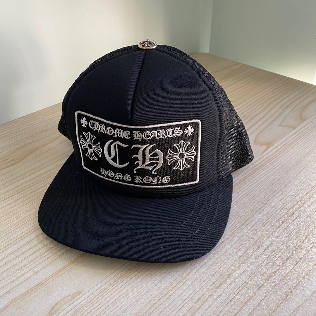 Chrome Hearts Hong Kong Limited Trucker Hat Navy, 男裝, 手錶及配件