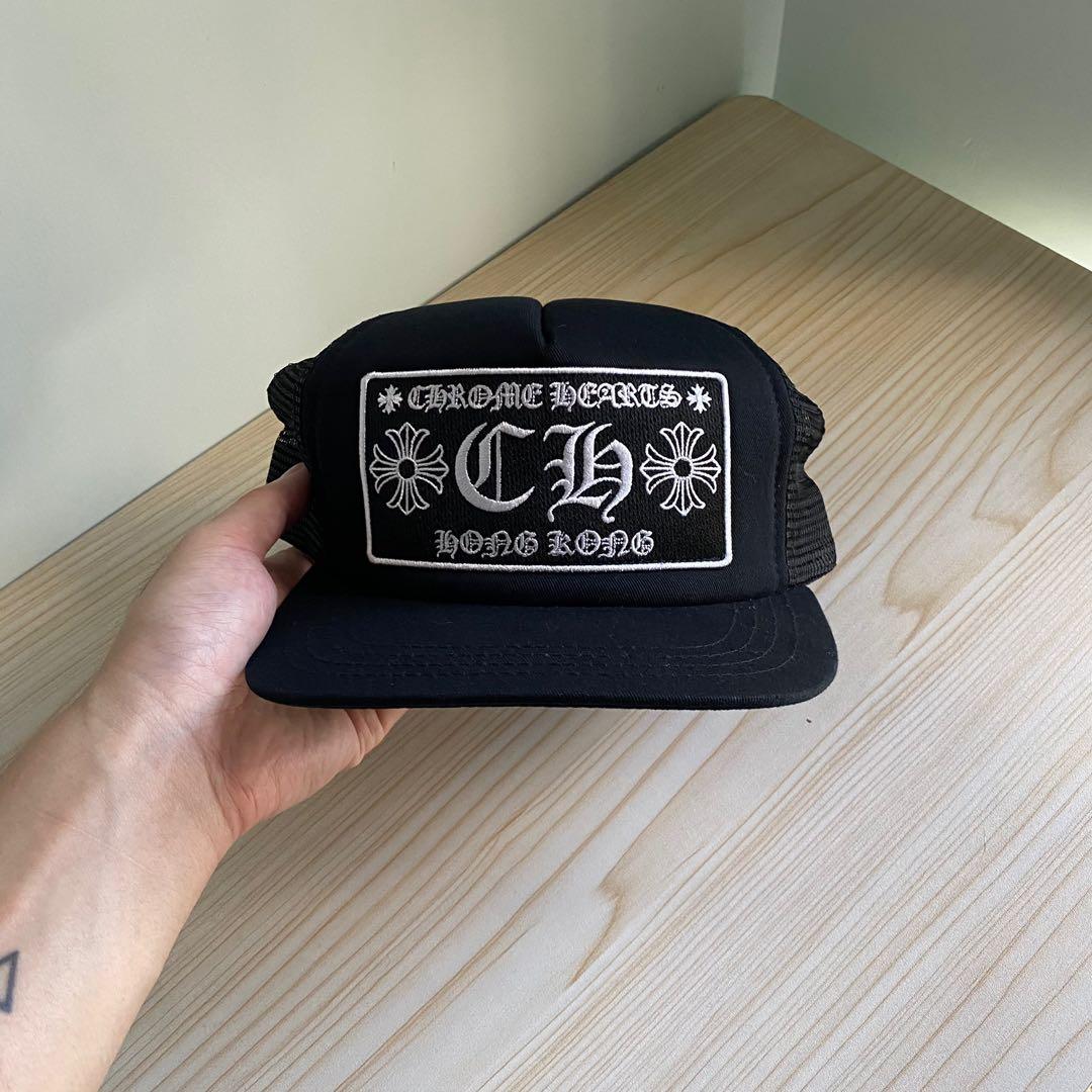 Chrome Hearts Hong Kong Limited Trucker Hat Navy, 男裝, 手錶及配件