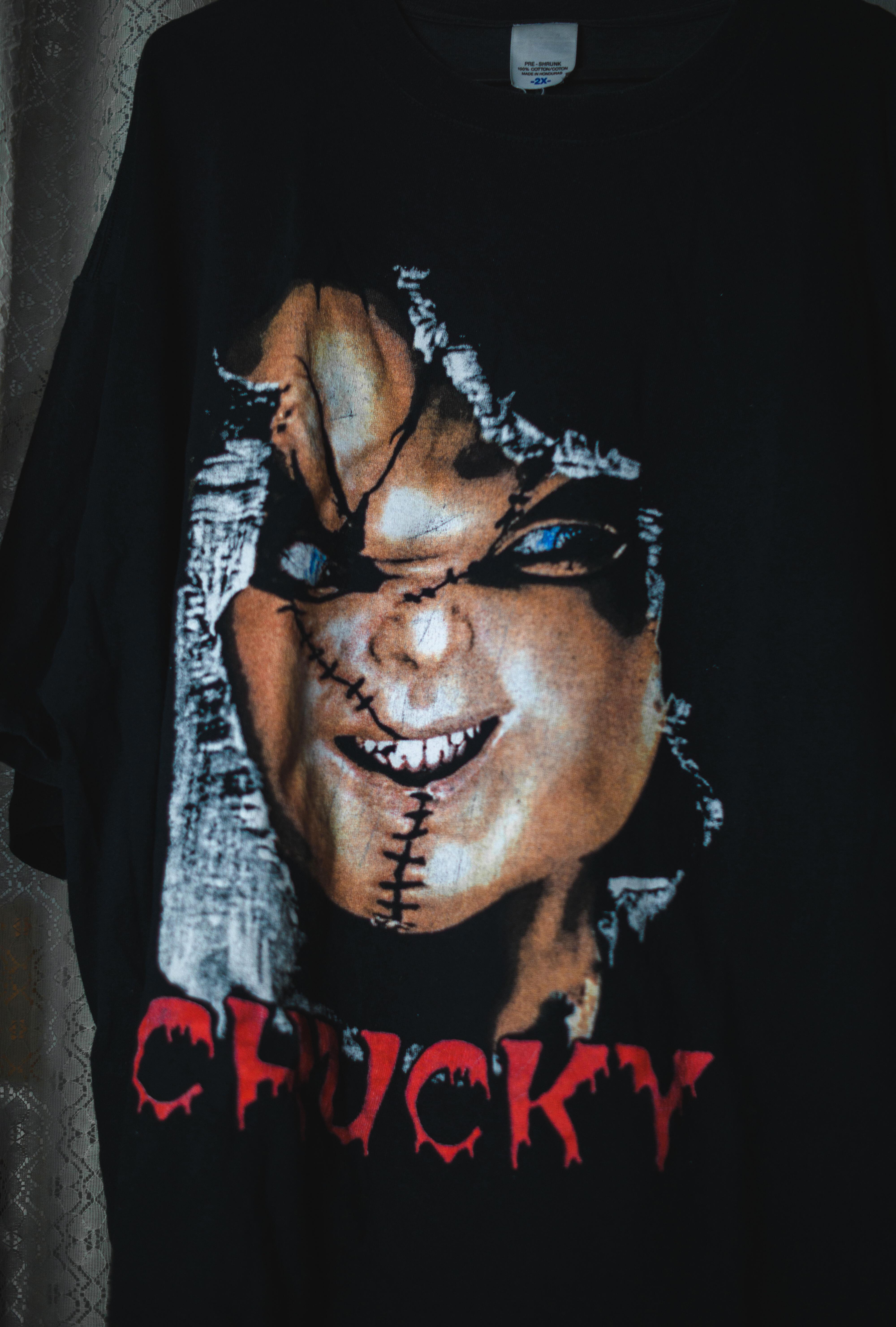 CHUCKY VINTAGE Oversized Men s Fashion Tops Sets Tshirts