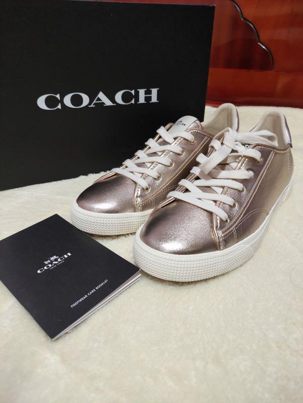 coach metallic sneakers