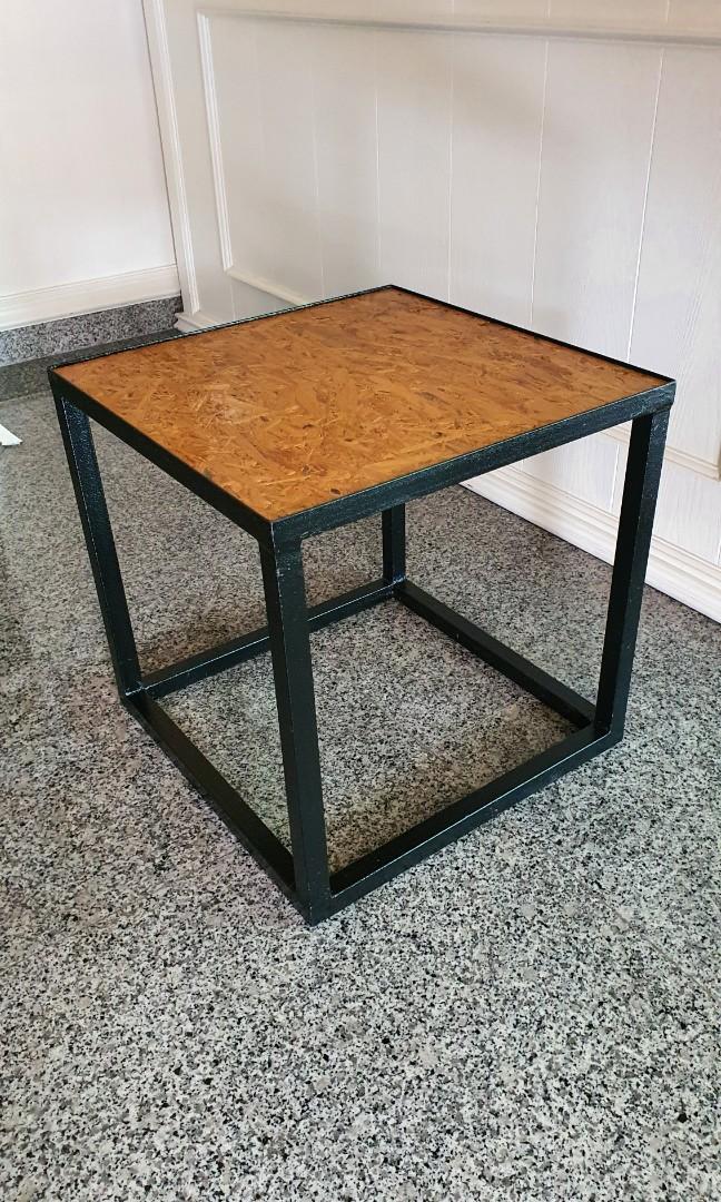 coffee table (Category: Tables & Sets) located in Subang Jaya. Submitted by chinkongchong2 (Listing ID 1101686464, Image 2). Description: Square coffee table. solid metal frame with power coated. hard clear coating applied. thanks.
