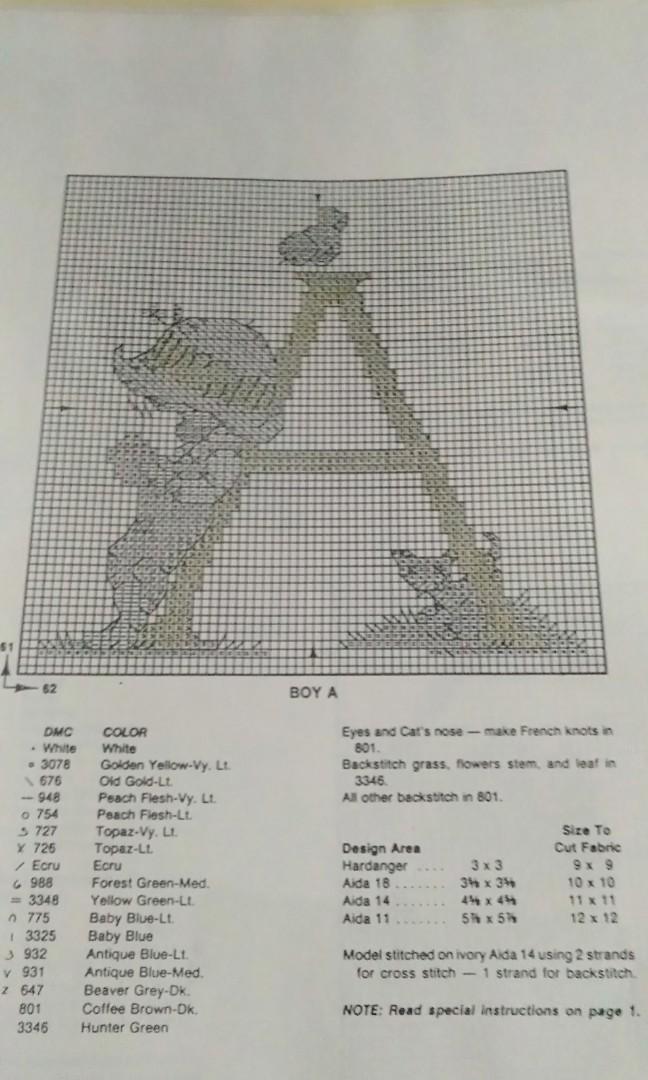 Cross stitching patterns (Category: Craft Supplies & Tools) located in Singapore. Submitted by lcwxdxj (Listing ID 1101762264, Image 3). Description: More then 80 Cross Stitch Crafts patterns in a big folder files Garfield/Ziggy/Precious Moments/Care Bears/others Just a token of $20 Cash n carry at Pasir Ris no other delivery method, only self collect.