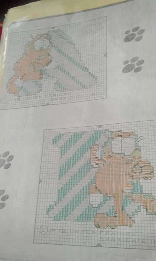 Cross stitching patterns (Category: Craft Supplies & Tools) located in Singapore. Submitted by lcwxdxj (Listing ID 1101762264, Image 2). Description: More then 80 Cross Stitch Crafts patterns in a big folder files Garfield/Ziggy/Precious Moments/Care Bears/others Just a token of $20 Cash n carry at Pasir Ris no other delivery method, only self collect.