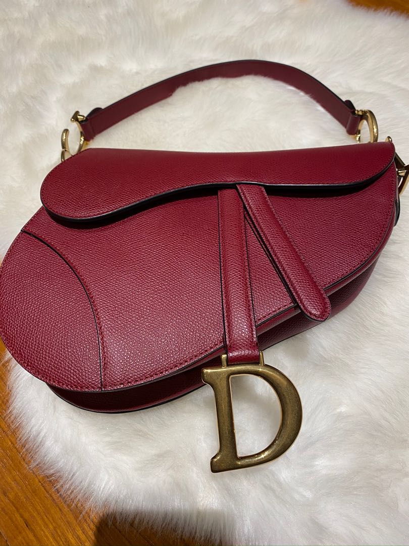 Dior saddle red shop