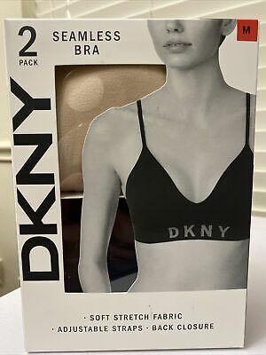 DKNY Women's Seamless Bra 2 Pack -S- 