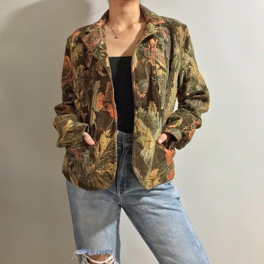 tapestry blazer