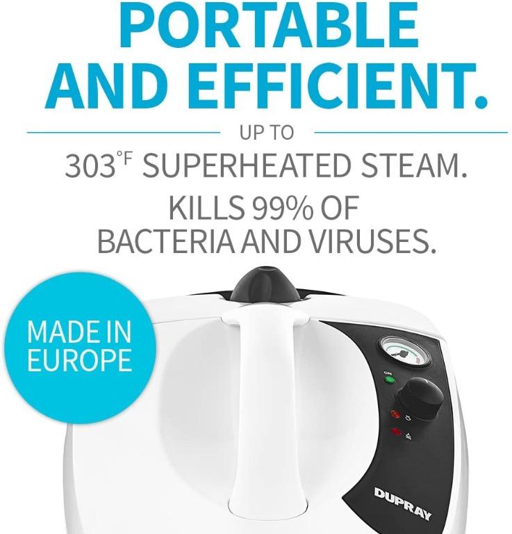 Dupray One Steam Cleaner Portable, AllPurpose, Disinfecting, Chemical