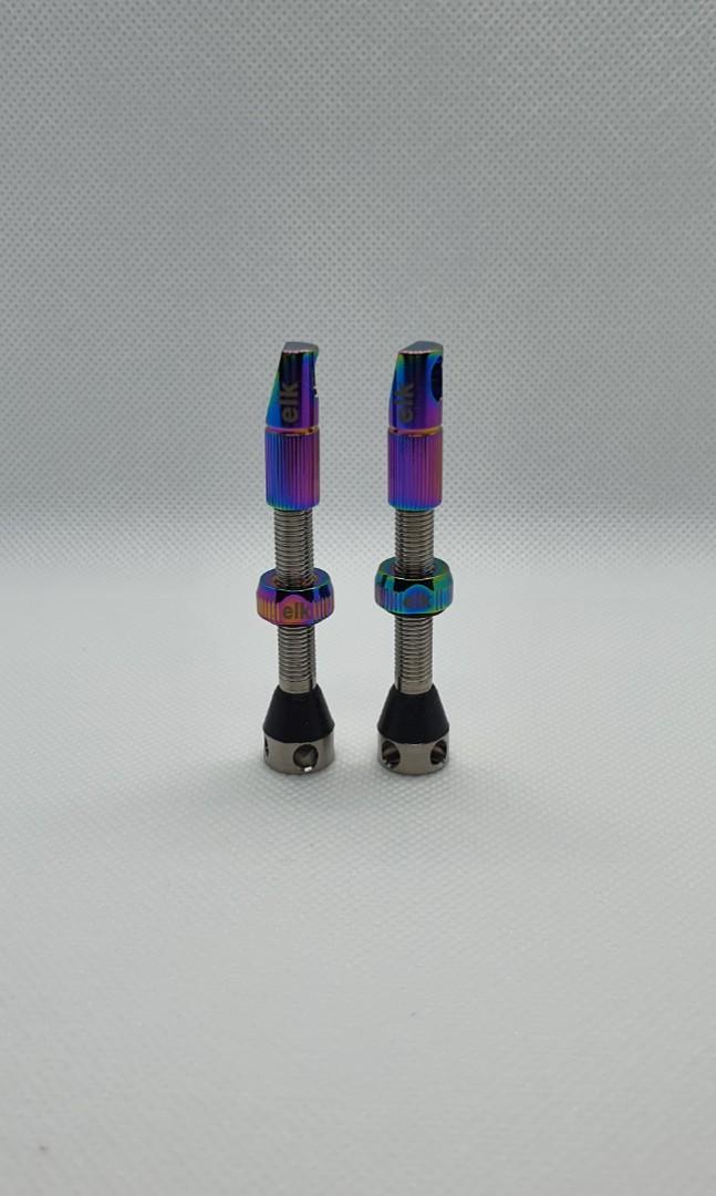 Titanium outlet tubeless valve