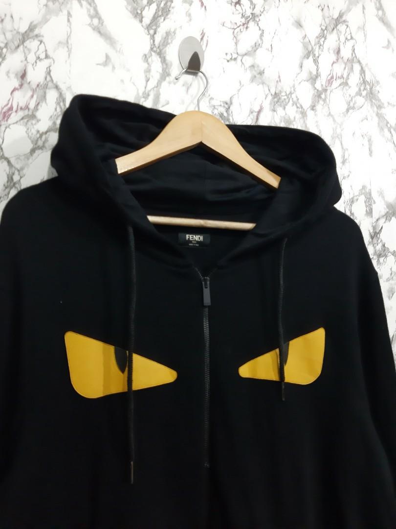 FENDI monster aufteilen eye zip