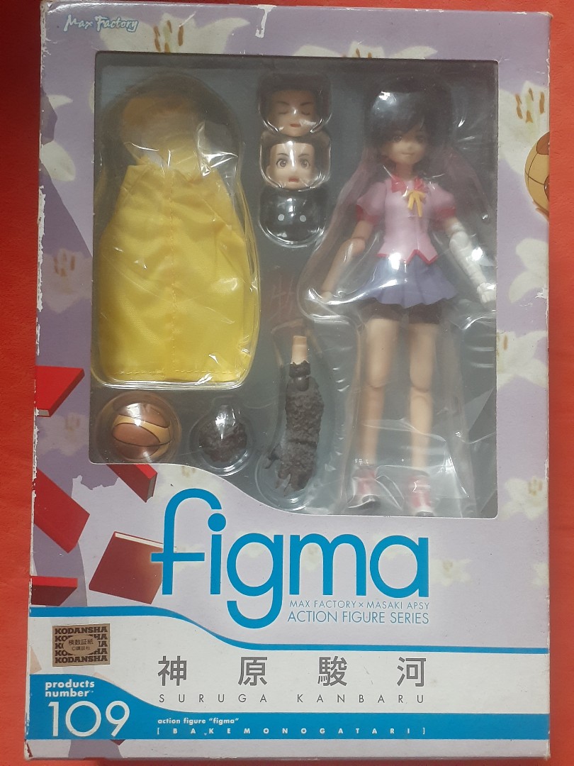 Figma No.109 化物語神原駿河, 興趣及遊戲, 玩具& 遊戲類- Carousell