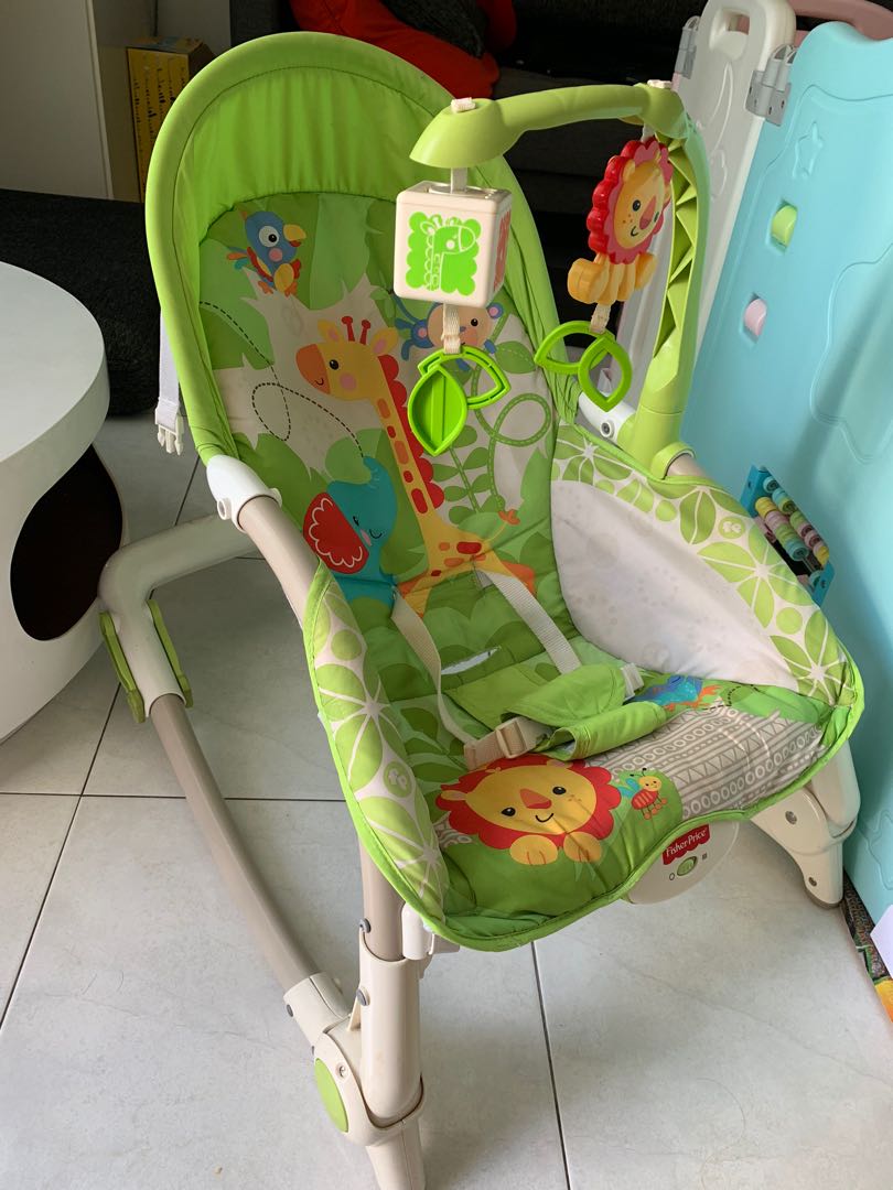 Fisher Price Rainforest Rocker Babies Kids Infant Playtime on